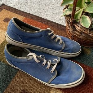 Men’s Denim Blue Vans NICE!!